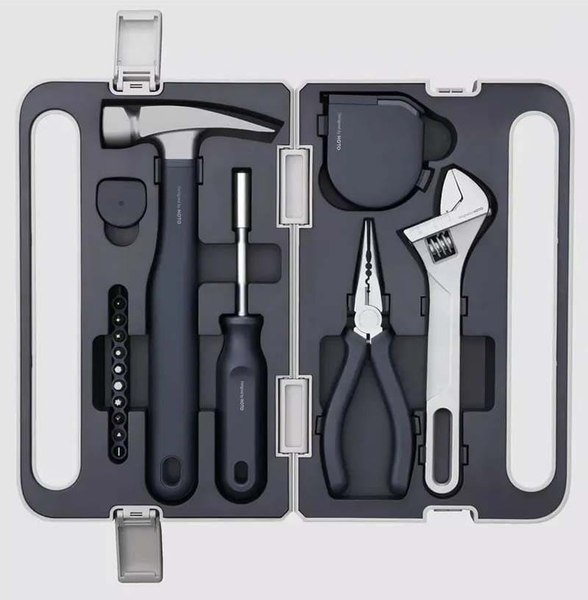 Изображение товара Универсальный набор инструментов HOTO Manual Tool Set QWSGJ002 (черный)
