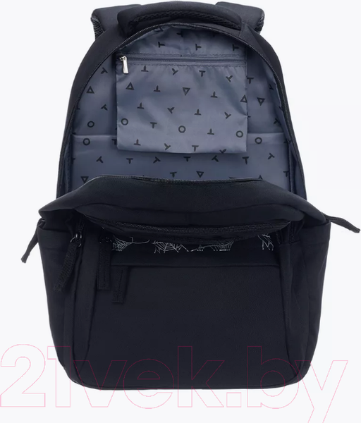 Изображение товара Школьный рюкзак Torber Class X T70041-B + Мешок для обуви (черный с орнаментом)