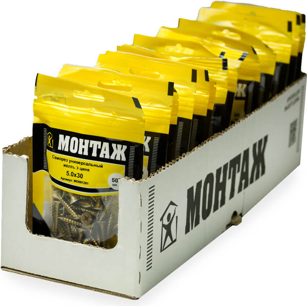 Изображение товара Саморез Монтаж Универсальный 5.0x30 / MD001281 (50шт)