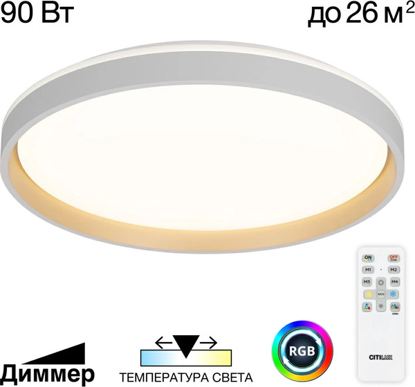 Изображение товара Потолочный светильник Citilux Enzo CL753510G