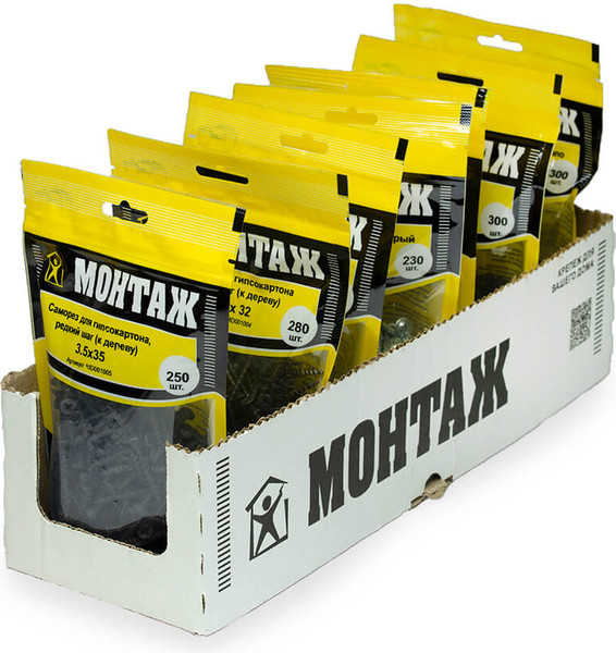 Изображение товара Саморез Монтаж Гипсокартона 3.5x35 / MD001005 (250шт)