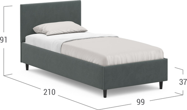 Изображение товара Односпальная кровать Moon Family 1259 / MF011694