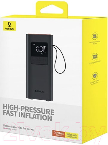 Изображение товара Автомобильный компрессор Baseus SuperMini Pro Series Cluster / C11159300111-00 (черный)