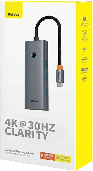 Изображение товара Док-станция для ноутбука Baseus BS-OH150 / B00052801811-00 (серый)