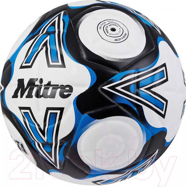 Изображение товара Футбольный мяч Mitre Delta One 24 / 5-B01787C21 (размер 5, белый/синий/черный)