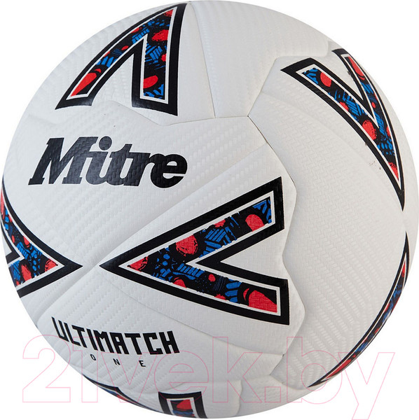 Изображение товара Футбольный мяч Mitre Ultimatch One 24 / 5-B01789C29 (размер 5, белый/черный)