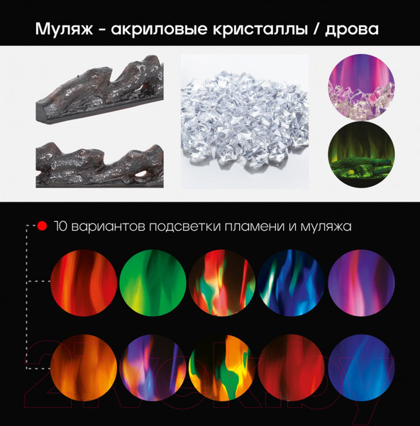 Изображение товара Электрокамин RealFlame Diamond 42