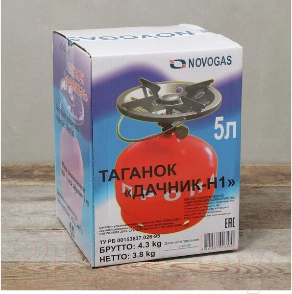 Изображение товара Горелка туристическая Novogas Дачник-Н1 / 22.00.00.00-03