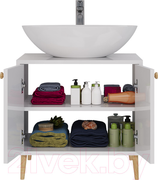 Изображение товара Тумба с умывальником Dreja Luno 60 + Триумф