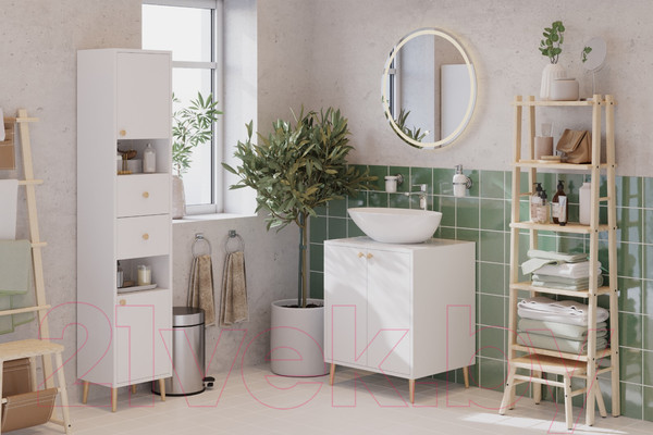 Изображение товара Тумба с умывальником Dreja Luno 60 + Триумф