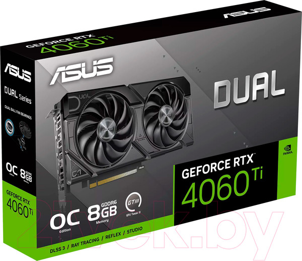 Изображение товара Видеокарта Asus DUAL-RTX4060TI-O8G-EVO