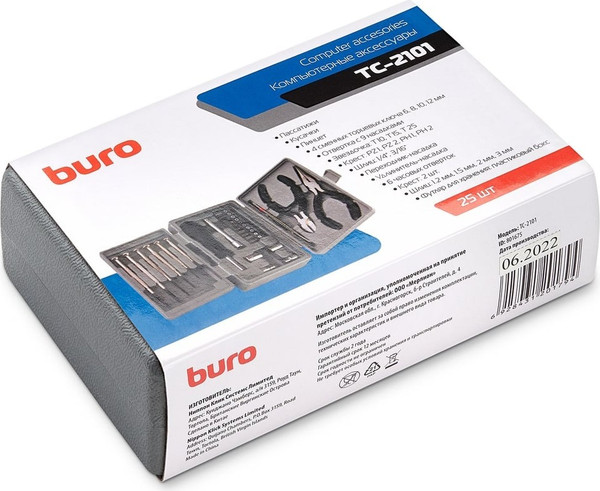 Изображение товара Универсальный набор инструментов Buro TC-2101