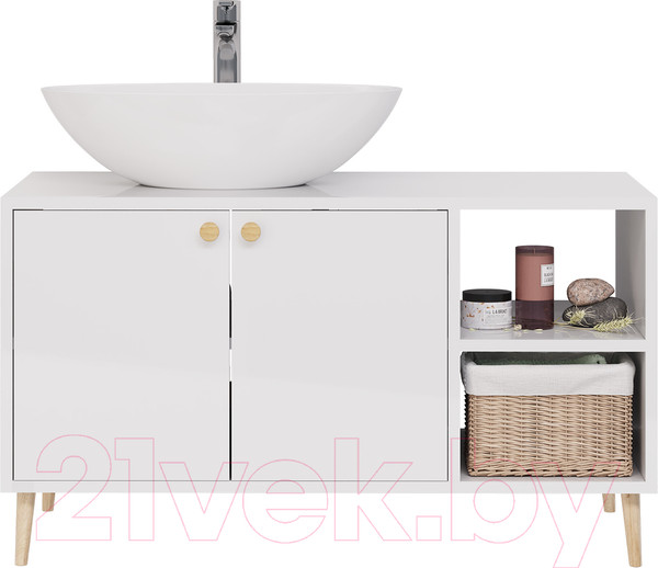 Изображение товара Тумба с умывальником Dreja Luno 100 + Триумф