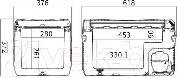 Изображение товара Автохолодильник Alpicool NL30 (12/24)