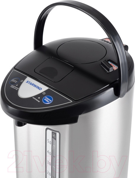 Изображение товара Термопот StarWind STP5741 (черный/серебристый)