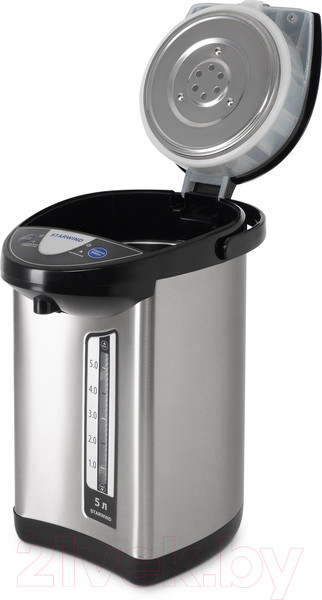 Изображение товара Термопот StarWind STP5741 (черный/серебристый)