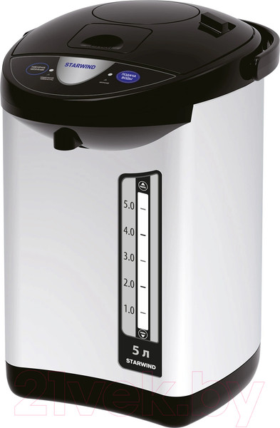 Изображение товара Термопот StarWind STP5741 (черный/серебристый)
