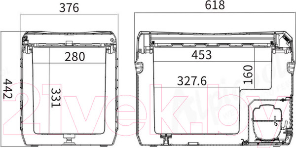 Изображение товара Автохолодильник Alpicool NL40 (12/24)
