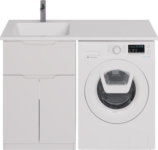 Изображение товара Тумба с умывальником Dreja Vega 60 + Wing 120 L