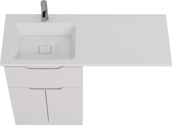 Изображение товара Тумба с умывальником Dreja Vega 60 + Wing 120 L