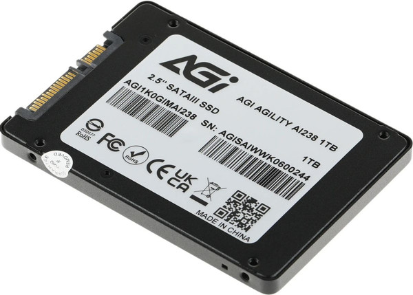 Изображение товара SSD диск AGI AI238 1TB (AGI1K0GIMAI238)