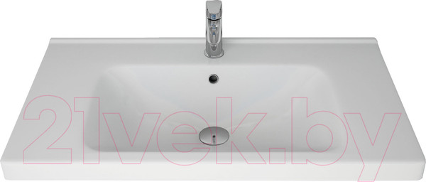 Изображение товара Тумба с умывальником Dreja Big Inn 80 / 77.0204D + Гармония 80 (дуб кантри)