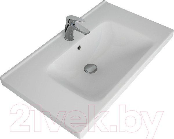 Изображение товара Тумба с умывальником Dreja Big Inn 80 / 77.0204D + Гармония 80 (дуб кантри)