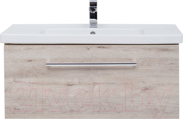 Изображение товара Тумба с умывальником Dreja Big Inn 100 / 77.0206D + Гармония 100 (дуб кантри)