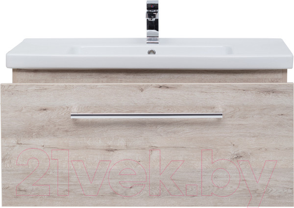 Изображение товара Тумба с умывальником Dreja Big Inn 100 / 77.0206D + Гармония 100 (дуб кантри)
