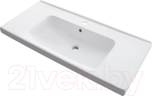 Изображение товара Тумба с умывальником Dreja Big Inn 100 / 77.0206D + Гармония 100 (дуб кантри)