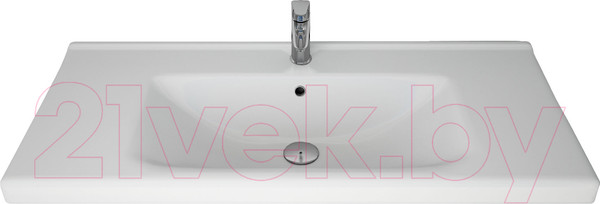 Изображение товара Тумба с умывальником Dreja Big Inn 100 / 77.0206D + Гармония 100 (дуб кантри)