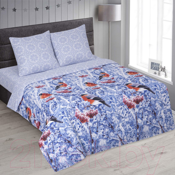Изображение товара Комплект постельного белья АртПостель Снегири 514