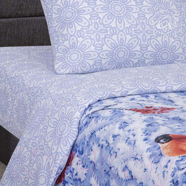 Изображение товара Комплект постельного белья АртПостель Снегири 514