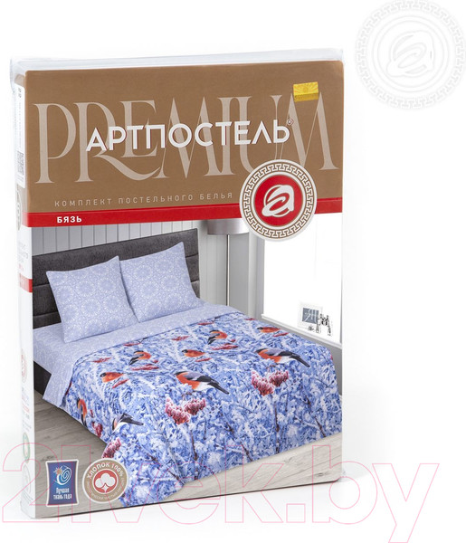 Изображение товара Комплект постельного белья АртПостель Снегири 514