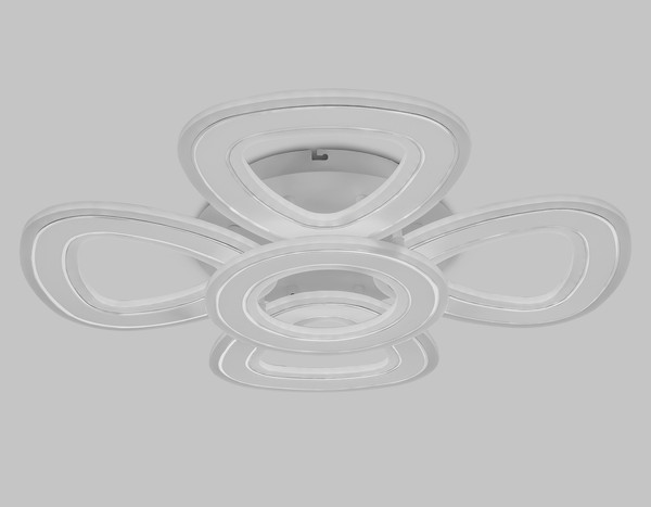 Изображение товара Люстра Ambrella FA8925/4+1 WH/CH (белый/хром)