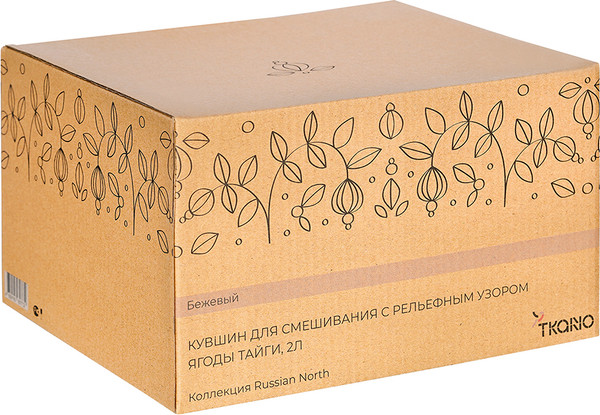 Изображение товара Кувшин Tkano Russian North TK22-TW-BW0015 (бежевый/ягоды тайги)