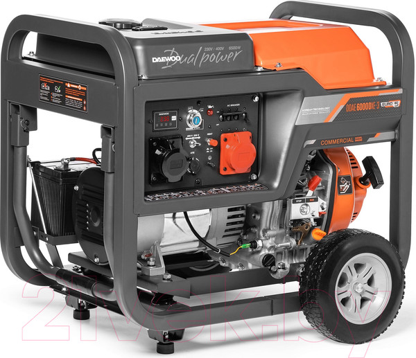 Изображение товара Дизельный генератор Daewoo Power DDAE 6000DXE-3 (2024)