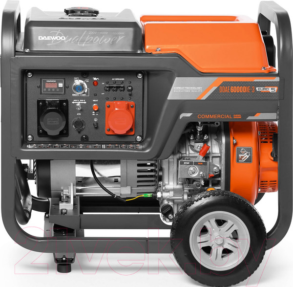 Изображение товара Дизельный генератор Daewoo Power DDAE 6000DXE-3 (2024)