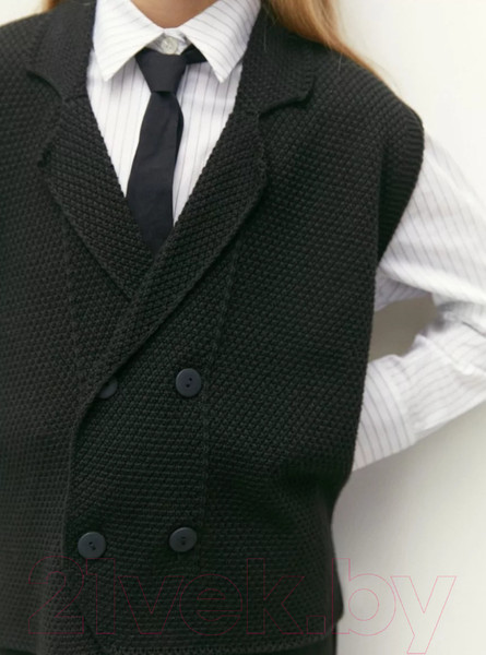 Изображение товара Жилет детский Amarobaby Pure Love School Vest / AB-OD24-PLSV1001/09-128 (черный, р.128)