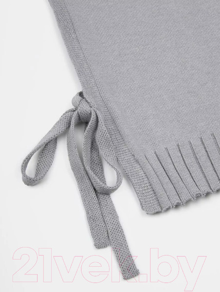 Изображение товара Жилет детский Amarobaby Bow / AB-OD24-KNIT10B/11-128  (серый, р.128)