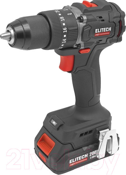 Изображение товара Аккумуляторная дрель-шуруповерт Elitech CD 20ISL2 (205722)