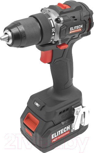 Изображение товара Аккумуляторная дрель-шуруповерт Elitech CD 20SL2 (205718)