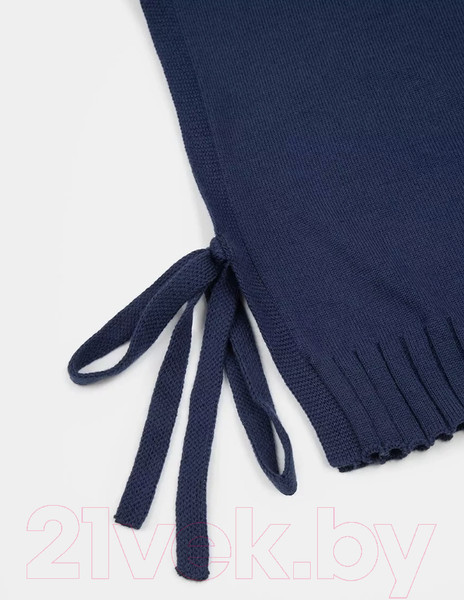 Изображение товара Жилет детский Amarobaby Bow / AB-OD24-KNIT10B/20-146  (синий, р.146)