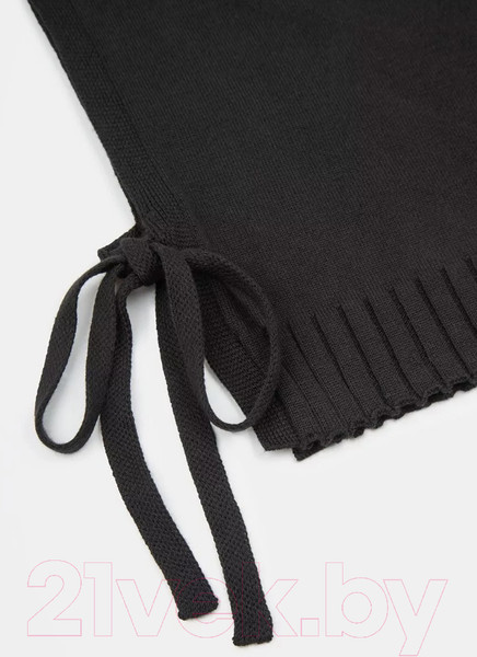 Изображение товара Жилет детский Amarobaby Bow / AB-OD24-KNIT10B/09-146  (черный, р.146)