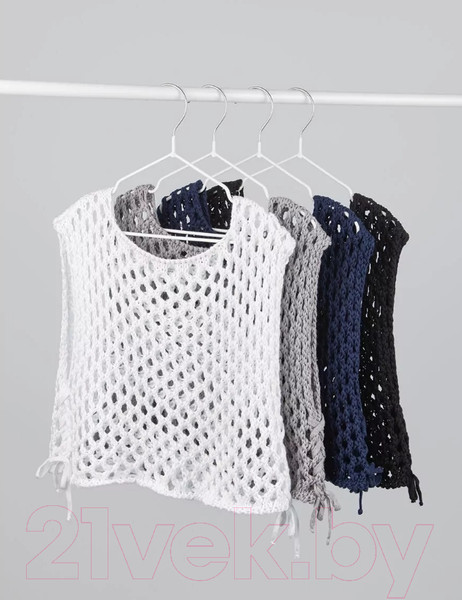 Изображение товара Жилет детский Amarobaby Mesh / AB-OD24-KNIT10M/00-134  (белый, р.134)