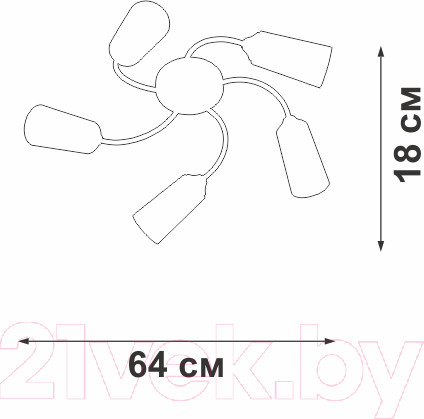 Изображение товара Люстра Vitaluce V2831-9/5PL