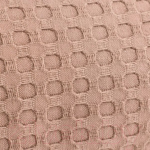 Изображение товара Плед ЦУМ 1947 Вафельный с бахромой 200x220 (бежевый)