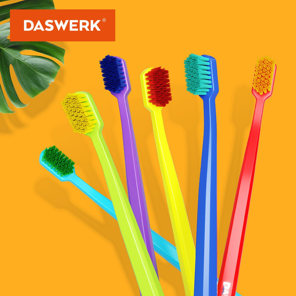 Изображение товара Набор зубных щеток Daswerk Medium Soft / 608214 (6шт)