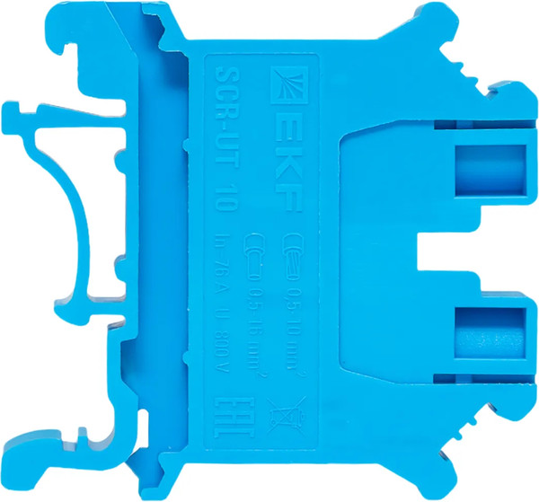 Изображение товара Клеммная колодка EKF scr-ut-16-b (синий)