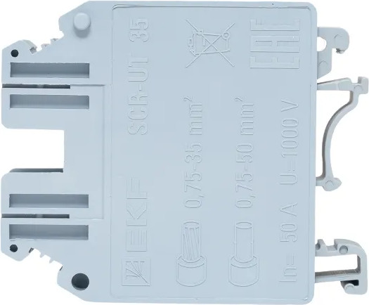 Изображение товара Клеммная колодка EKF scr-ut-35-g (серый)